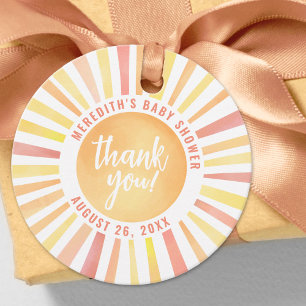 Zonneschijn Hier Komt De Zoon Boho Zon Baby Shower Bedankjes Labels