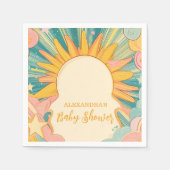 Zonneschijn hier komt het Baby shower van de Zoon Servet (Voorkant)