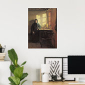 Zonneschijn in de blinde kamer 1880 poster (Thuiskantoor)
