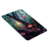 Zonneschijn in een grillig sprookjesbos magneet (Rechterzijde)