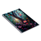 Zonneschijn in een grillig sprookjesbos notitieboek (Rechterzijde)