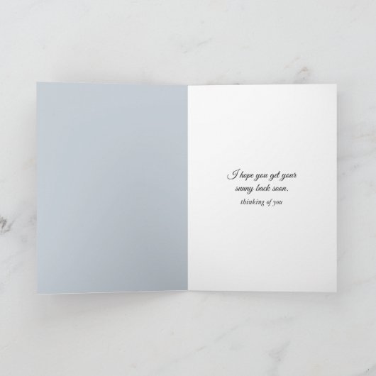 Zonneschijn in Frosty Forest Kaart (Binnen)