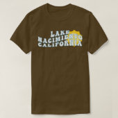 Zonneschijn in Lake Nacimiento California Retro Wa T-shirt (Design voorkant)