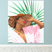 Zonneschijn in mijn ziel canvas afdruk (Insitu (Houten vloer))