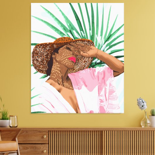 Zonneschijn in mijn ziel canvas afdruk (Insitu (Woonkamer))