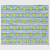 Zonneschijn inpakpapier Driftwood Beach. (Vlak)