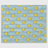 Zonneschijn inpakpapier Driftwood Beach. (Vlak)