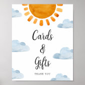 Zonneschijn Kaarten en Geschenken Teken Poster (Voorkant)