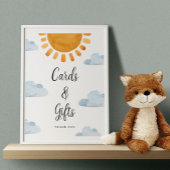 Zonneschijn Kaarten en Geschenken Teken Poster