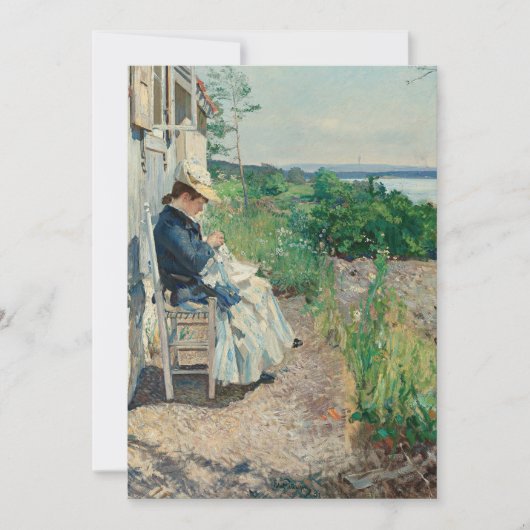 Zonneschijn, Kalvøya | Eilif Peterssen (Voorkant)