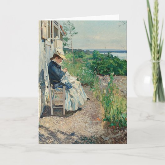 Zonneschijn, Kalvøya | Eilif Peterssen Kaart (Voorkant)