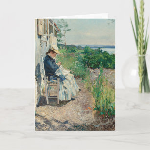 Zonneschijn, Kalvøya   Eilif Peterssen Kaart