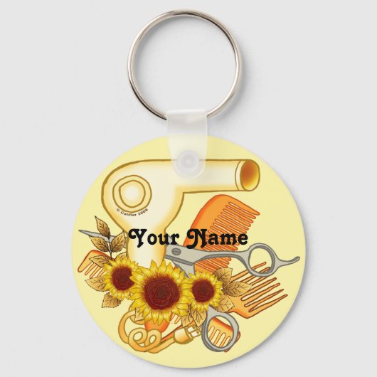 Zonneschijn Kapster Sleutelhanger (Voorkant)