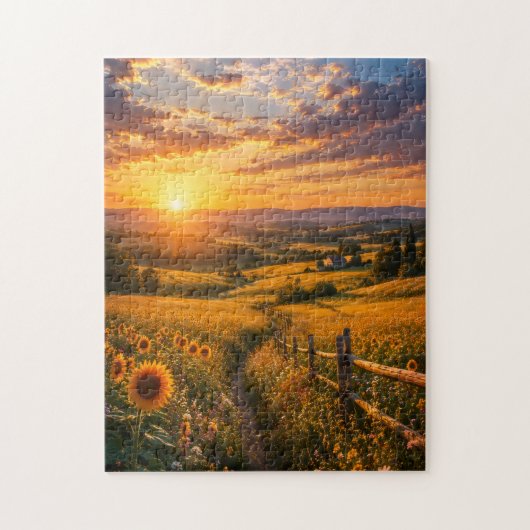 Zonneschijn Legpuzzel (Verticaal)