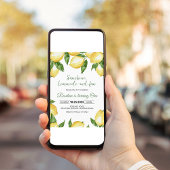 Zonneschijn limonade en leuke citroen verjaardag kaart