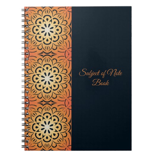 Zonneschijn Mandala Notitieboek (Voorkant)
