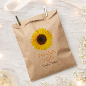 Zonneschijn met een landelijke uitstraling Bedankt Bedankzakje (Geknipt)