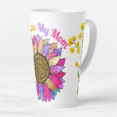 Zonneschijn mijn moeder latte mok (Rechterhoek)