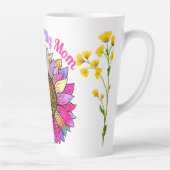 Zonneschijn mijn moeder latte mok (Rechts)