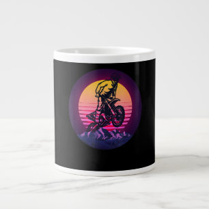  zonneschijn motorfiets voor fietsers grote koffiekop