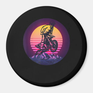 zonneschijn motorfiets voor fietsers magneet