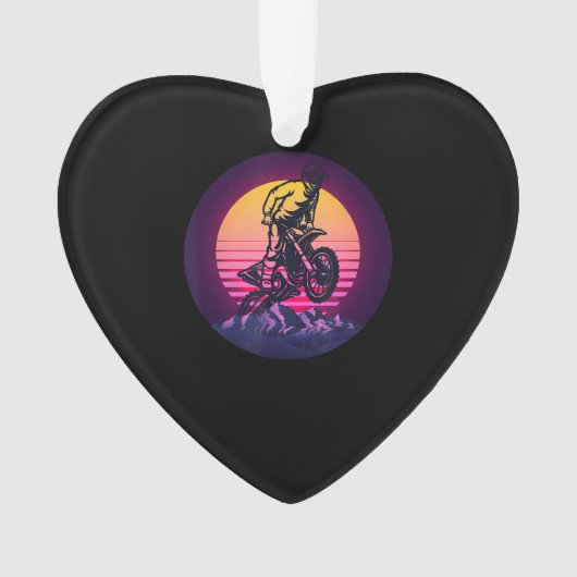  zonneschijn motorfiets voor fietsers ornament (voorkant)