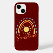 Zonneschijn op een bewolkte dag ontwerp, Cool Rain Case-Mate iPhone Case (Achterkant)