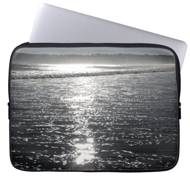 Zonneschijn op het strand hoesje laptop sleeve (Voorkant)