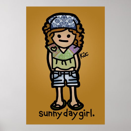 zonneschijn op je muren. poster (Voorkant)