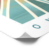 Zonneschijn op Leith - Kleurrijke Abstracte Zonnep Poster (Hoek)