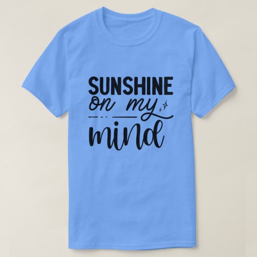Zonneschijn op mijn hoofd01 t-shirt (Design voorkant)