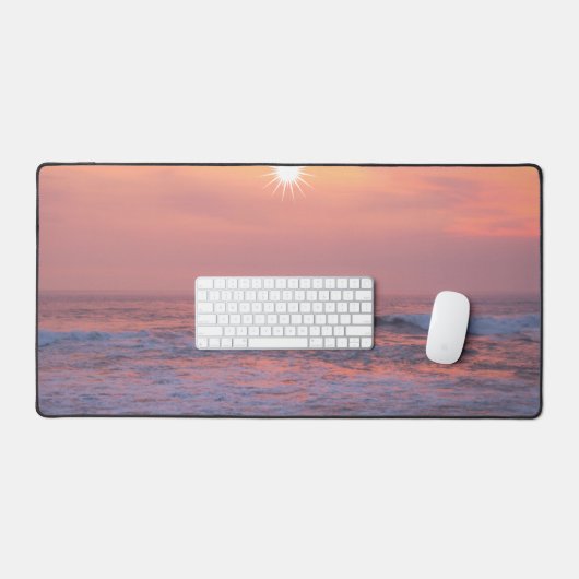 Zonneschijn over het zee bureaumat (Keyboard & Muis)