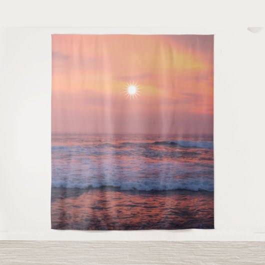 Zonneschijn over het zee wandkleed (Voorkant)