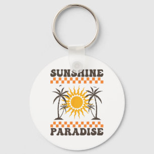 Zonneschijn Paradijs Zomer Vibes Hier Komt De Zon Sleutelhanger