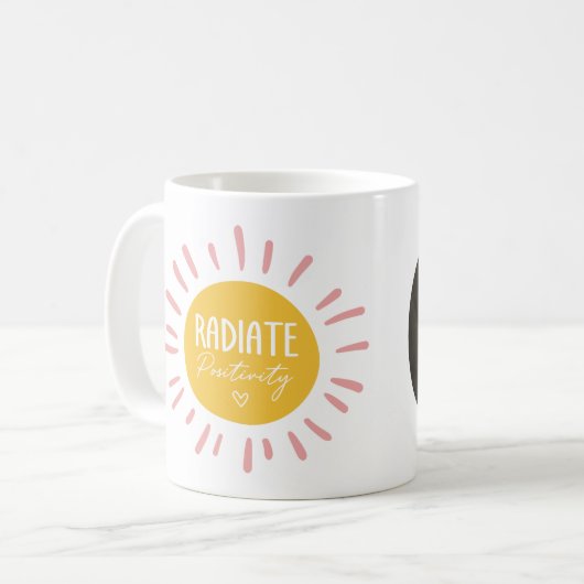 Zonneschijn Positiviteit Koffiemok (Voorkant links)