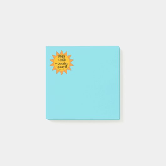 Zonneschijn Prijs de Heer Post-it® Notes (Voorkant)
