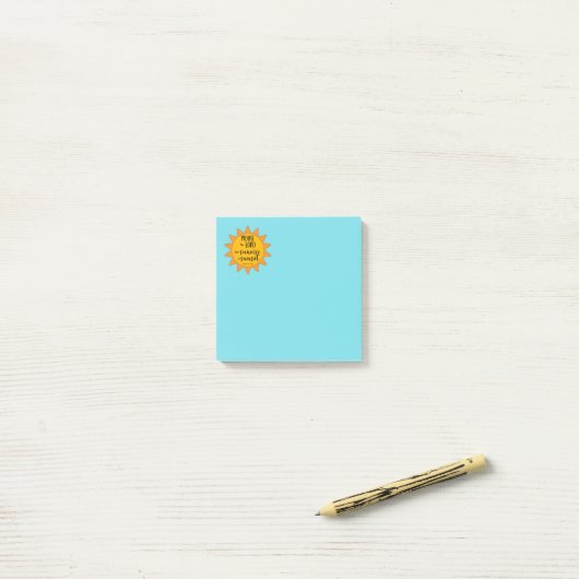 Zonneschijn Prijs de Heer Post-it® Notes (Op bureau)