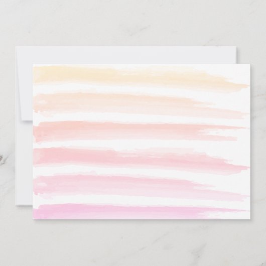 Zonneschijn & Regenboog Meisje 1e foto Verjaardags Kaart (Achterkant)