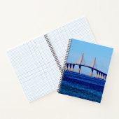 Zonneschijn Skyway Bridge Spiraal Notebook Notitieboek (Binnen)