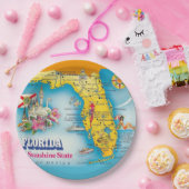 Zonneschijn Staat - Florida  Papieren Bordje (Feest)