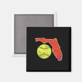 Zonneschijn Staat Van Florida Zachte Magneet (Voorkant / Achterkant)
