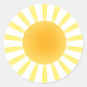 Zonneschijn - stickers (Voorkant)
