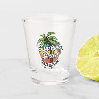 Zonneschijn Strand Santa Barbara Californië Shotgl Shot Glas