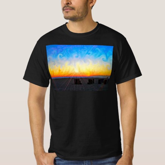 Zonneschijn Strand T-shirt (Voorkant)