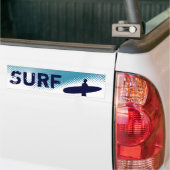 zonneschijn surfen bumpersticker (Op Truck)