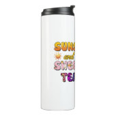 Zonneschijn Sweet Thermal Tumbler Geïsoleerde Cup Thermosbeker (Gedraaid links)