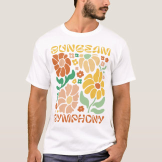 Zonneschijn Symfonie – Stralende bloemuitbarsting T-shirt