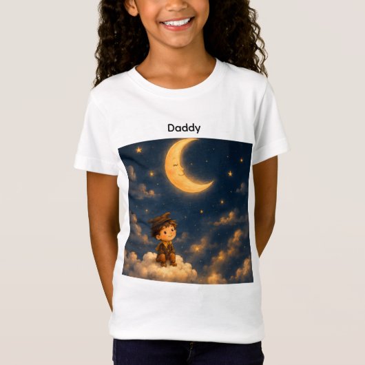Zonneschijn T-shirt voor vader en dochter (Voorkant)