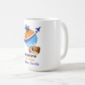 Zonneschijn, Teenslippers, eindeloze sensatie Koffiemok (Voorkant rechts)