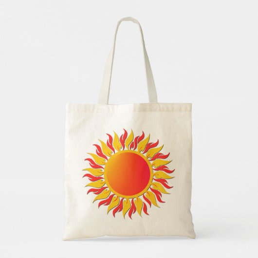 Zonneschijn Tote Bag (Achterkant)